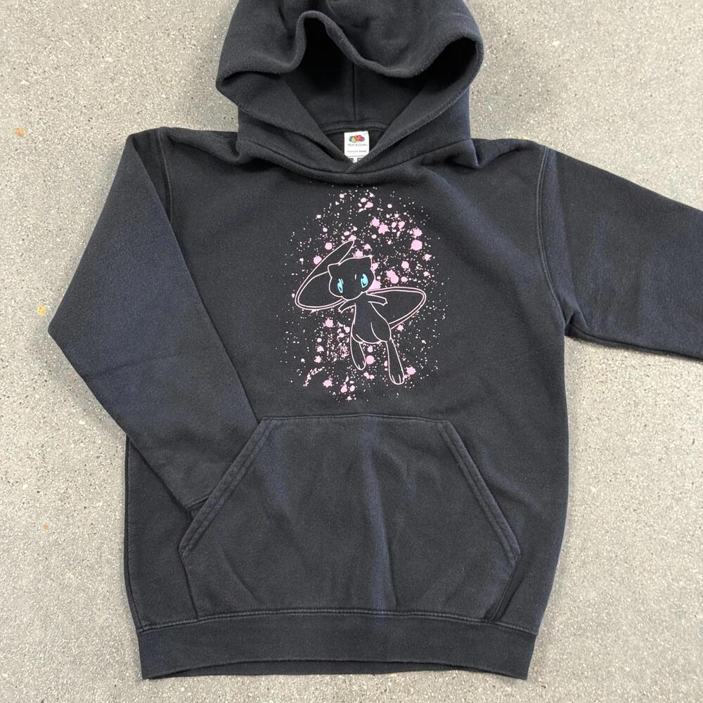 Vtg FOTL Y2K Pokemon Mew Hoodie - Rare - Youth 9-11 (140cm)